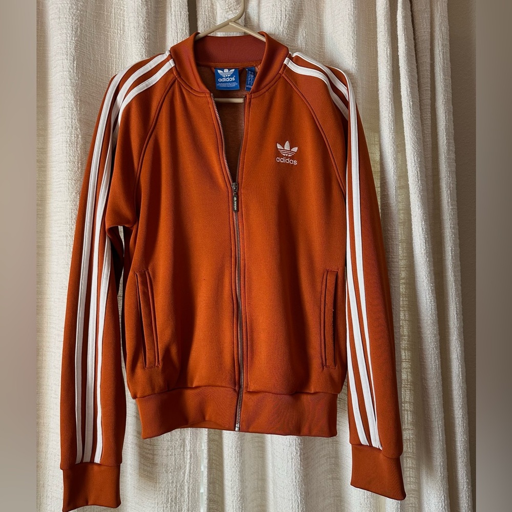 ADIDAS Track Jacket (Rare color Fox Red)